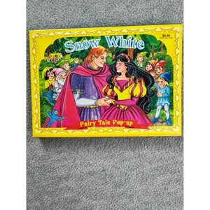Snow White Fairy Tale Pop-up Book Playmore Waldman Publishing Vintage 0866115528